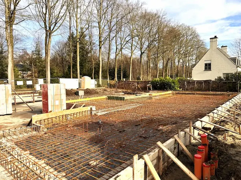 Wapening funderingsplaat
