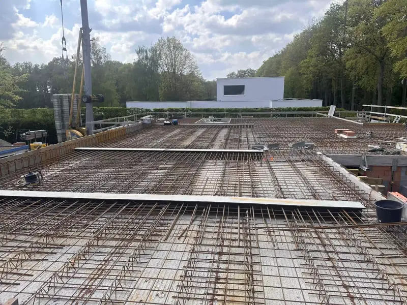Wapening afdek gelijkvloers